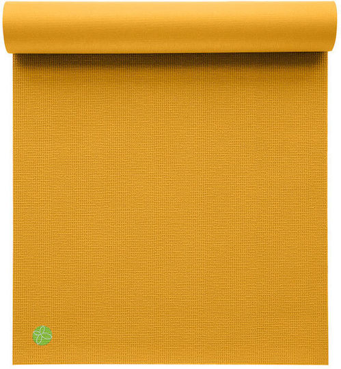 Simplygreen Fitnessmatte Yoga Gelb mit Tragegurt (180x60x0.4cm)