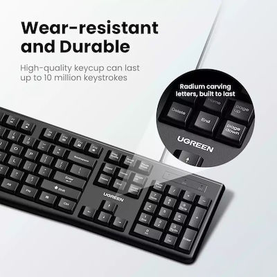 Ugreen MK003 Set tastatură și mouse Engleză UK