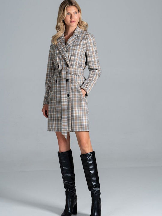 Figl Women's Midi Coat with Belt