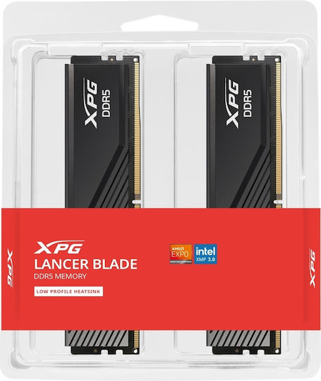 Adata XPG Lancer Blade DDR5 32GB RAM with 2x16GB Modules and Speed 6400 for Desktop