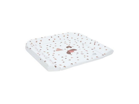 Bebejou Weiche Wickelauflage Sweet Butterfly aus Stoff Rosa 72x77cm