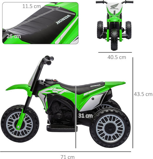 Kids Motorbike Inspired Honda CRF450 Electric 6 Volt Green