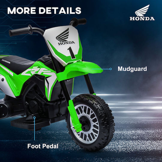 Kids Motorbike Inspired Honda CRF450 Electric 6 Volt Green