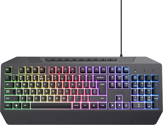 Trust Gxt836 Evocx Gaming Keyboard with RGB lighting (English US)