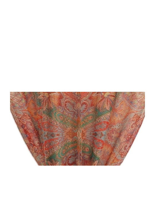 MI-TU Exclusive Women's Silk Scarf Orange