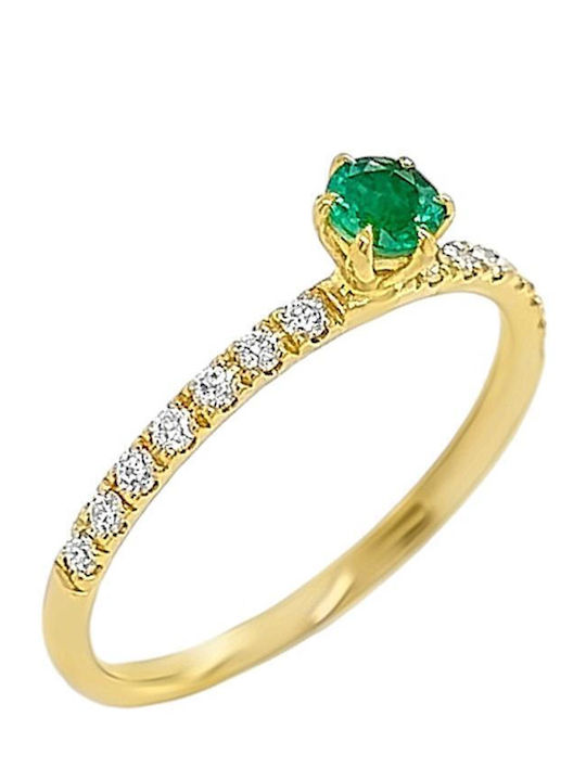 Xryseio Femeie Inel cu Diamant din Aur 18K