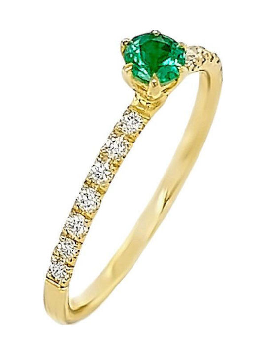 Xryseio Femeie Inel cu Diamant din Aur 18K