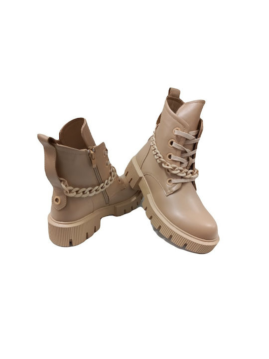 Xcess Damen Knöchelstiefel Khaki