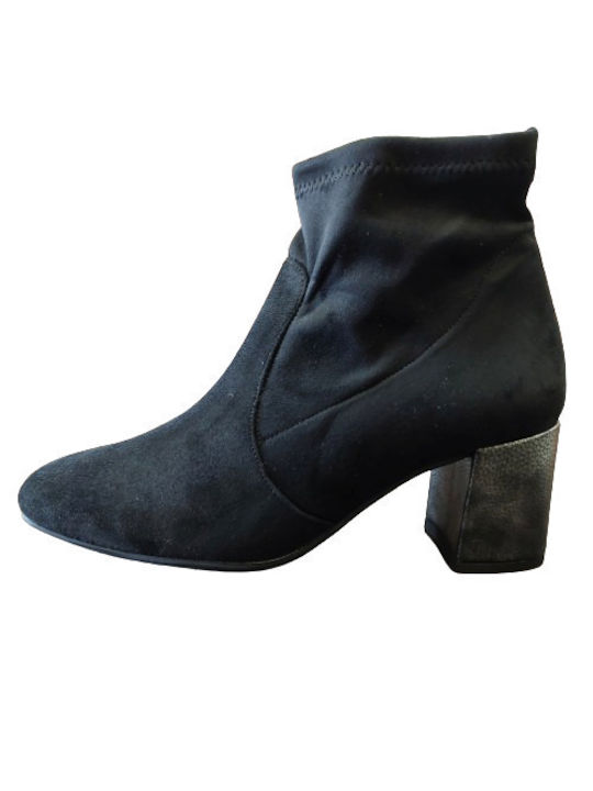 Desiree Shoes Leather Women's Ankle Boots Black