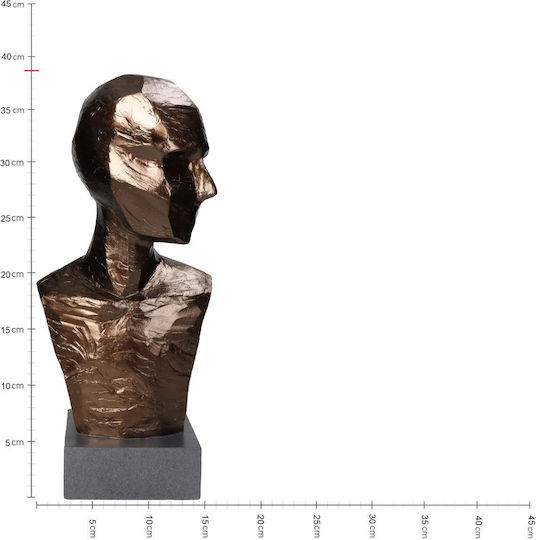 ArteLibre Dekorative Büste Aus Polyresin 17.5x14.2x38.7cm 1Stück