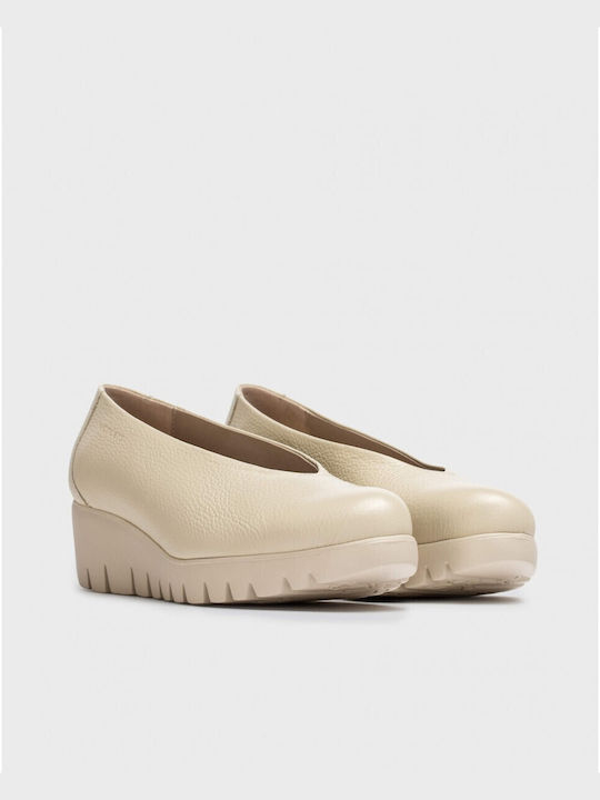 Wonders Damen Ballerinas in Beige Farbe