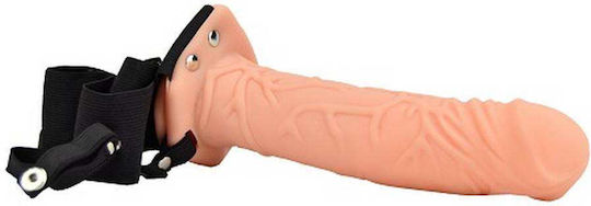 Loving Joy Trägerlos Strap On mit Dildo in Hautfarbe