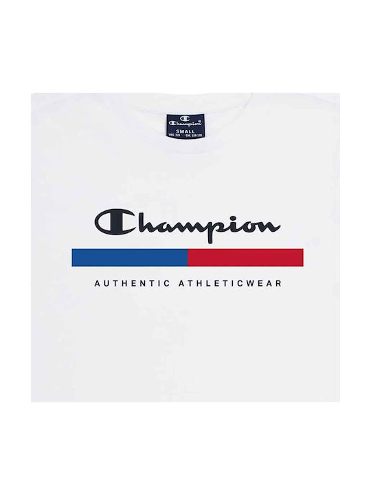 Champion Kinder-T-Shirt Weiß Crewneck