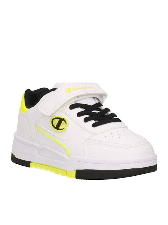 Heritage Kinder Sportschuhe Basketball mit Bügel- und Schleifenverschluss Weiß