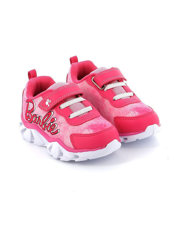 Modum Παιδικά Sneakers με Σκρατς & Φωτάκια Ροζ