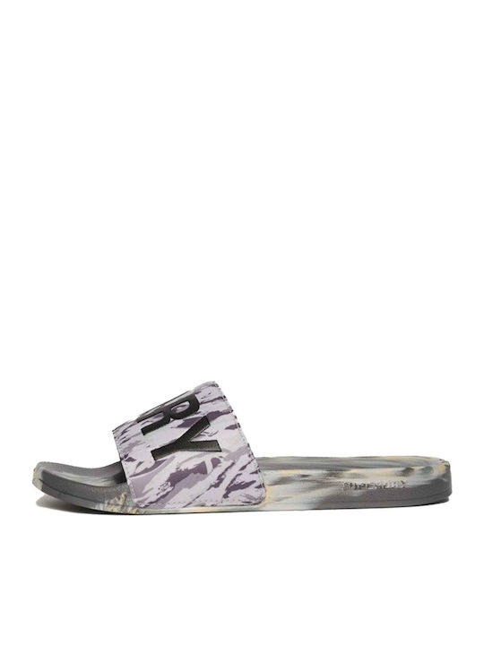 Superdry Slides Gray