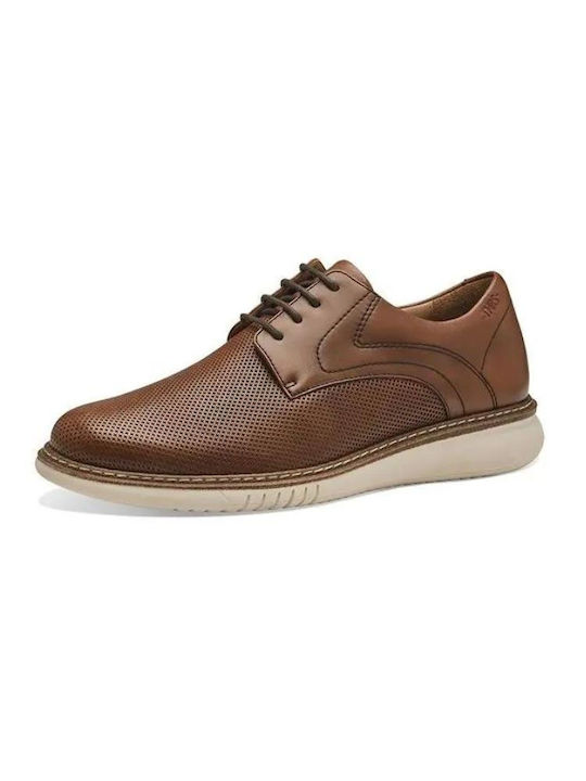 Tamaris Leder Herren Freizeitschuhe Tabac Braun