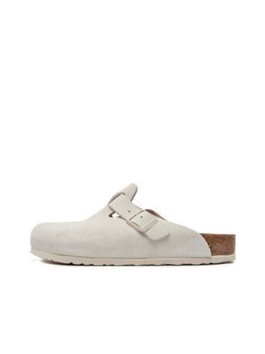 Birkenstock Boston Anatomic Clogs White