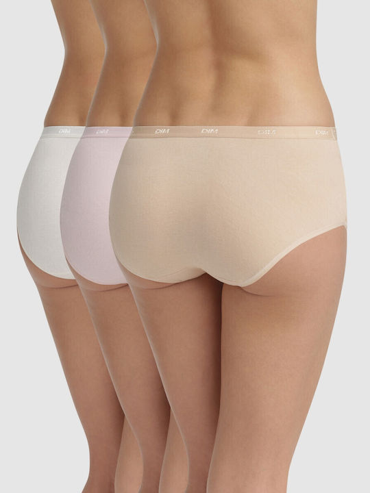 Les Pockets Βαμβακερά Дамско Боксерски 3Pack Розови