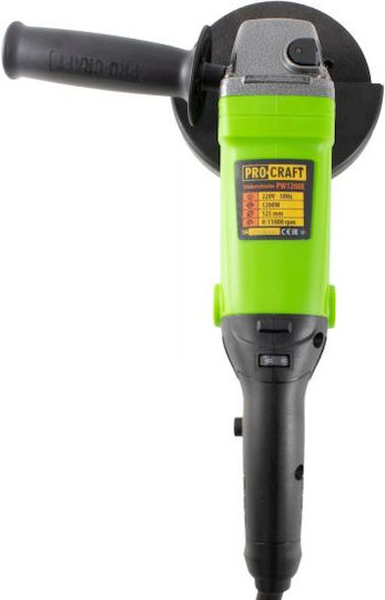ProCraft Τροχός 125mm Ρεύματος 860W με Ρύθμιση Στροφών