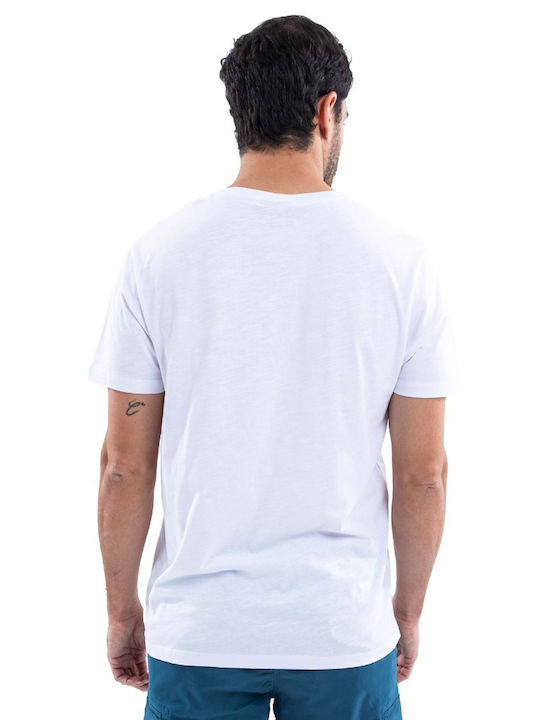 District75 Men's Short Sleeve Blouse White