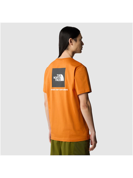 The North Face Redbox T-shirt Bărbătesc cu Mânecă Scurtă Portocaliu