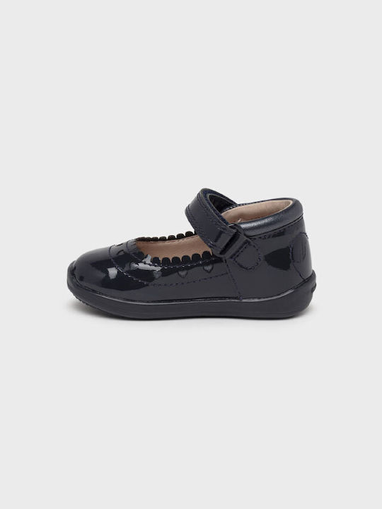 Mayoral Kids Leather Ballerinas Μπαρέτες Black