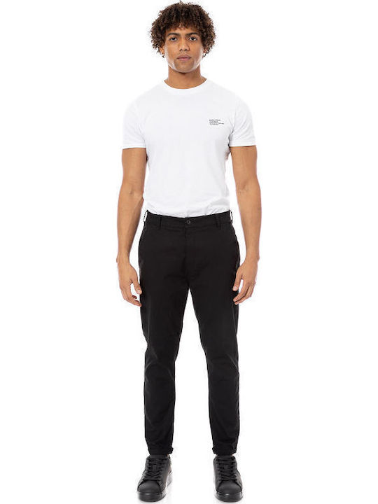 Cover Jeans Παντελόνι Chino Μαυρο