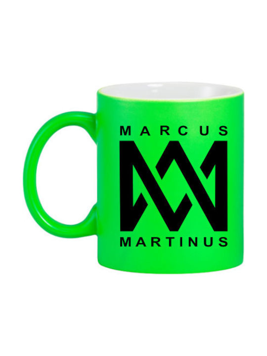 Marcus & Martinus Cană Ceramică Verde 325ml