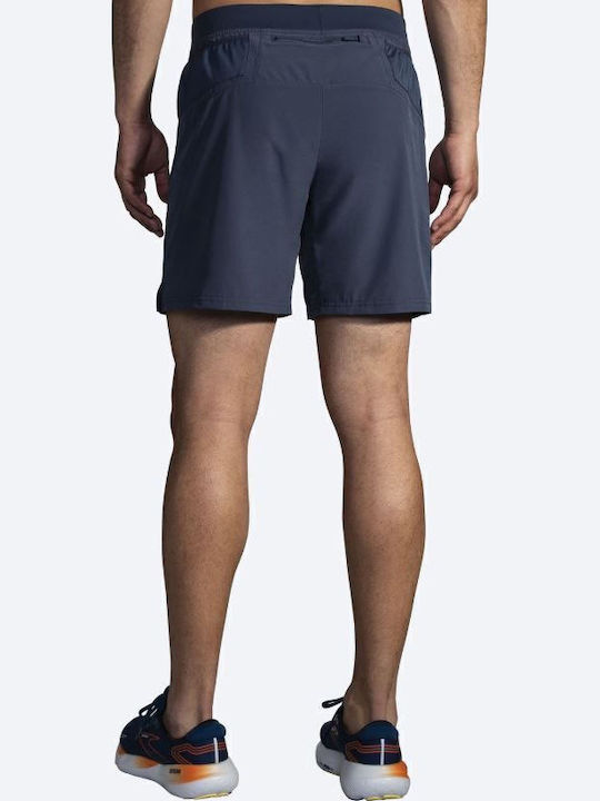 Brooks Sherpa 2 в 1 Спортен Мъжки Бермуда Тъмносин