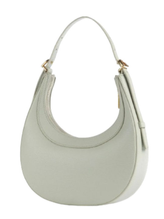 Leather Women's Shoulder and Handbag Green