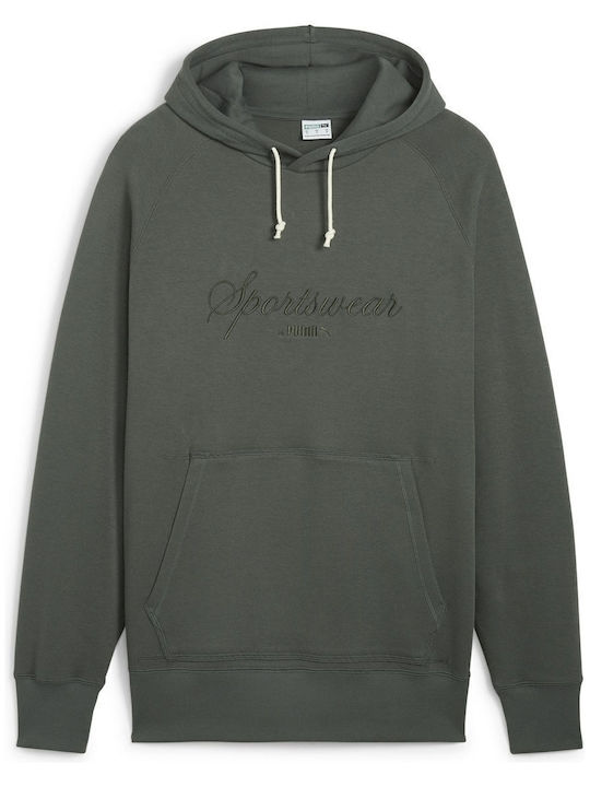 Classics+ Sweatshirt with Hood Black