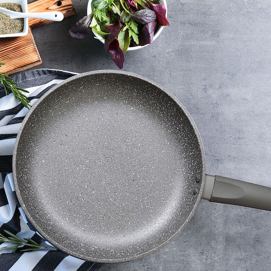 Fissman Grey Stone Τηγάνι από Αλουμίνιο με Επίστρωση από Πέτρα
