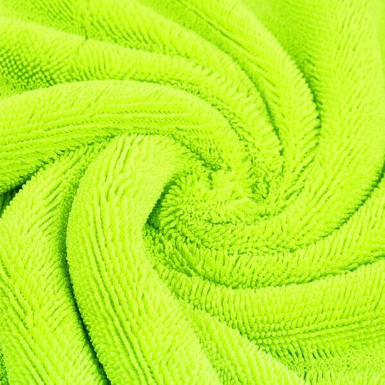 Maxshine Twisted Loop Cloth Microfiber Drying for Body Car 1600gsm Green 73x73cm