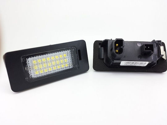 Carro Светлини За Регистрационната Табела LED BMW E39 / E60 / E90 / X5 / Серия 1 / Серия 3 / E91 / E92 / M3 / E46 / Ред 5 2007 2 Бройки