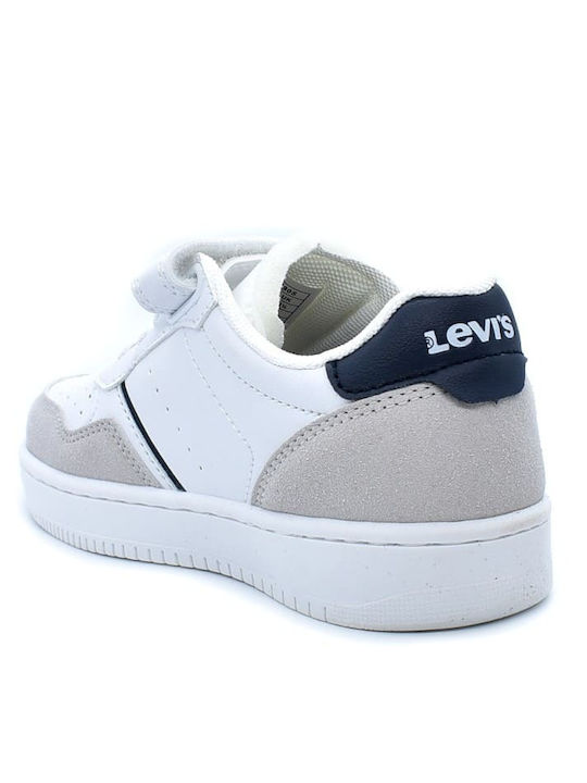 Aiden Junior Sneaker Παιδικά Sneakers με Σκρατς Λευκά