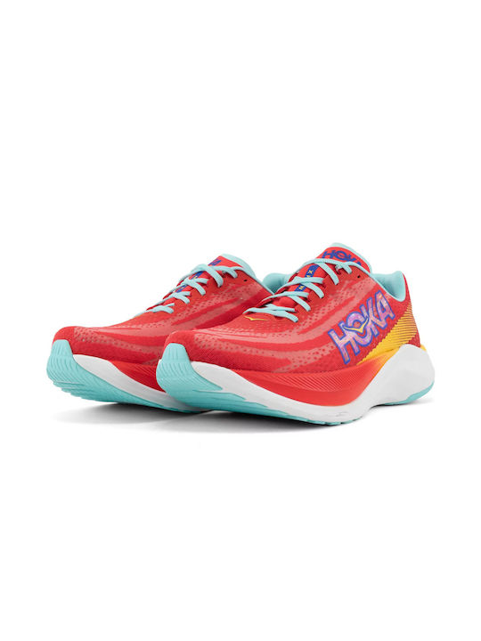 Hoka Mach X Ανδρικά Αθλητικά Παπούτσια Running Κόκκινα