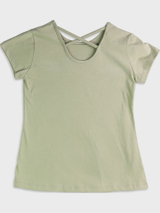 Nek Kids Wear Παιδικό Σετ με Κολάν Χακί 2τμχ