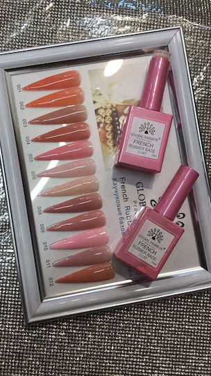 Global Fashion French Base Coat για Απλά Βερνίκια Rubber 15ml