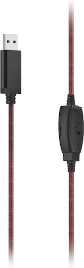 HAMA HS-USB400 V2 On Ear Căști Multimedia cu microfon și conexiune USB-A