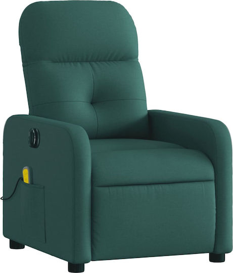 Relaxsessel Friseurwaschbecken mit Fußhocker Grün 66x89x96cm