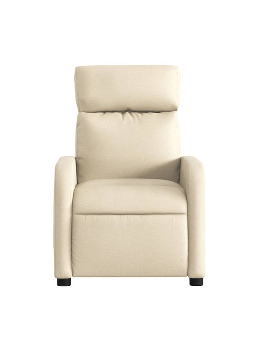 Πολυθρόνα Relax Massage με Υποπόδιο Μπεζ 66x89.5x95.5cm
