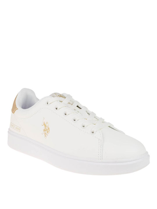 U.S. Polo Assn. Γυναικεία Sneakers Λευκά