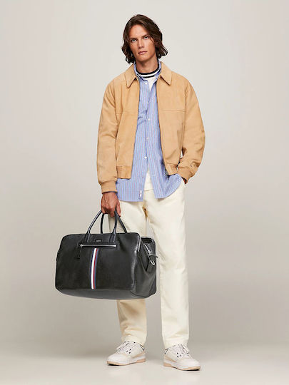 Tommy Hilfiger Sack Voyage Black made of Leather
