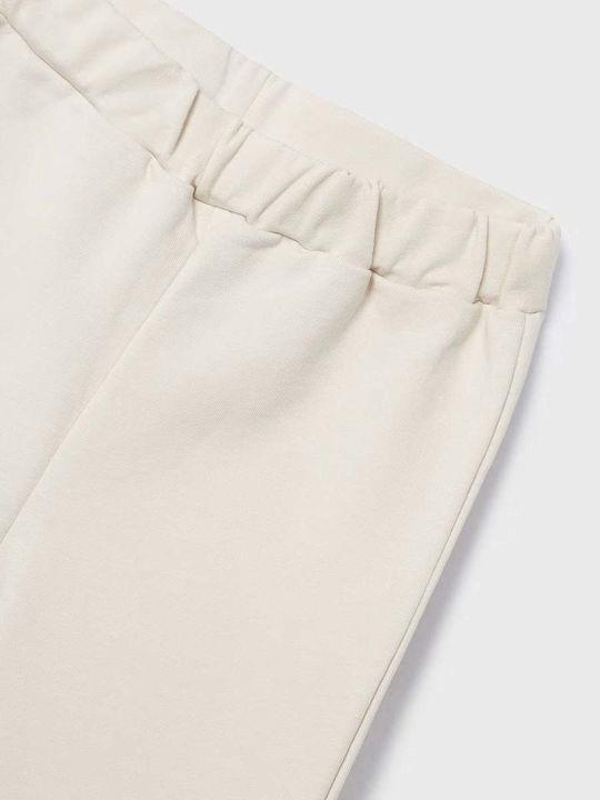 Kids Sweatpants Set Beige 2pcs