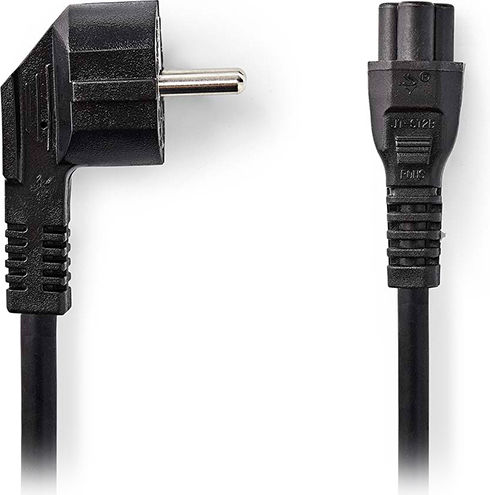 Nedis Cegl10100bk20 Schuko - IEC C5 Cable 2m Black (IEC-320-C5)