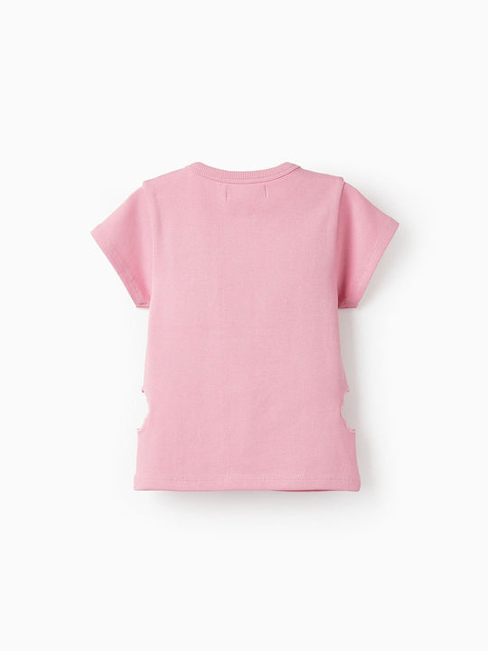 Zippy Kids Blouse Short Sleeve Pink