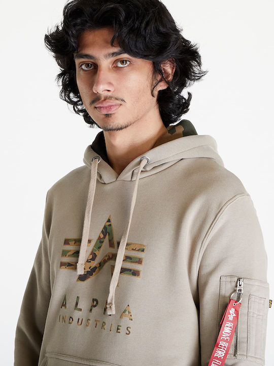 Alpha Industries Beige with Hood