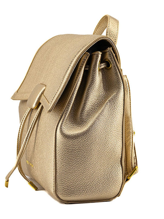 Enrico Coveri Damen Tasche Rucksack Gold