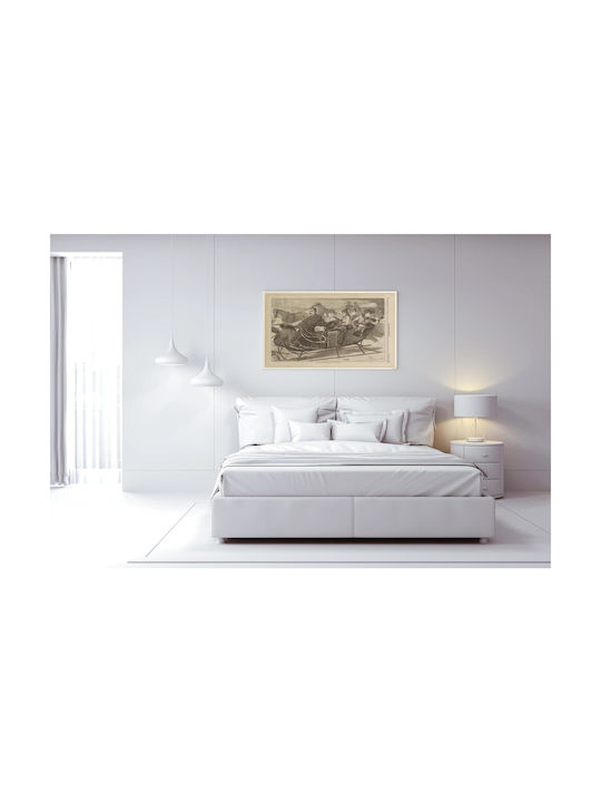 Christmas Belles Gemälde auf Leinwand 80x50cm